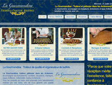 Tablet Screenshot of la-gourmandine-08.com